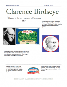 Clarence Birdseye